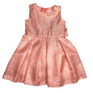 Sugar Plum Dress girls 4T Sleeveless Pink Elegant Peach  Dress
